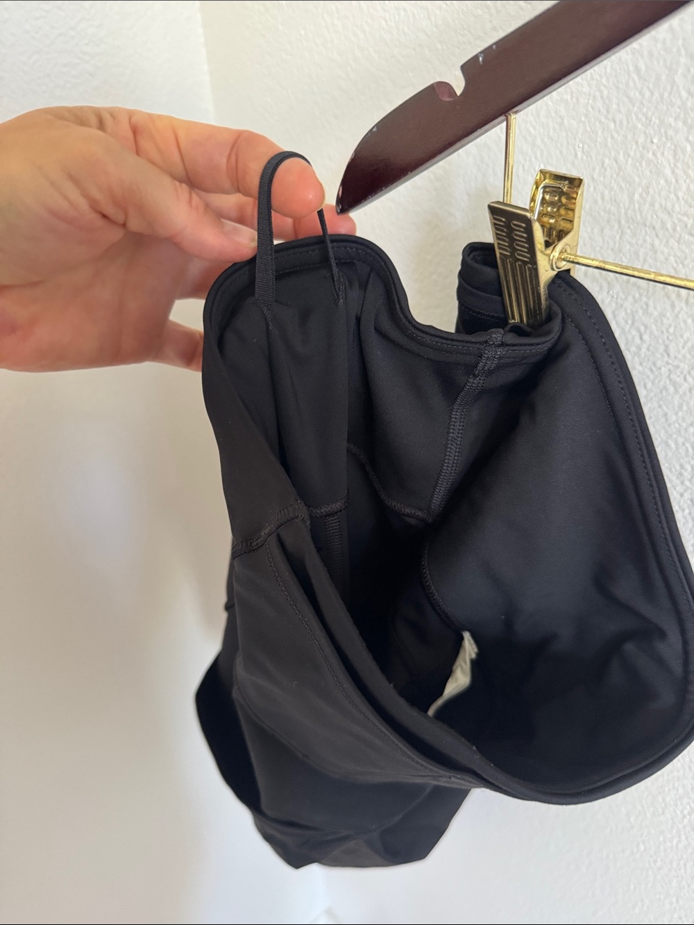 lululemon athletica Black Fast and Free High-Rise Bike Shorts with Phone Pockets - Picture 5 of 7